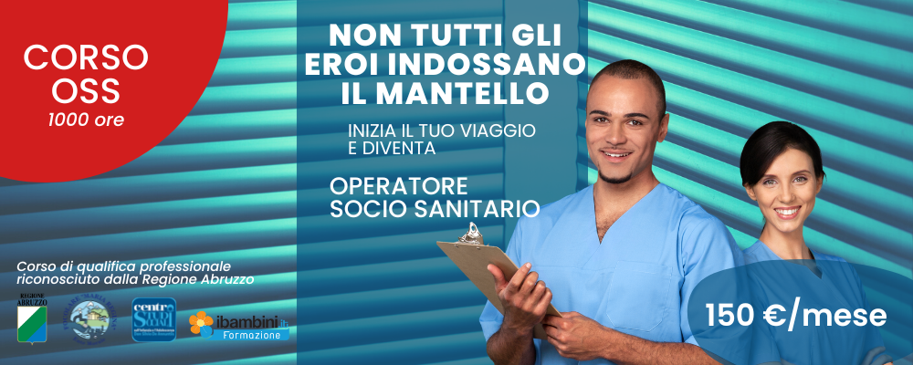 In partenza il corso per Operatore Socio Sanitario a Teramo e a Pescara