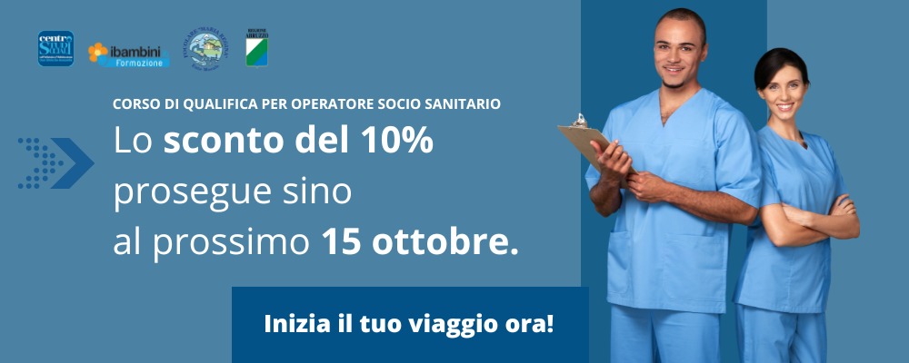 sconto corso per operatore socio sanitario pescara teramo